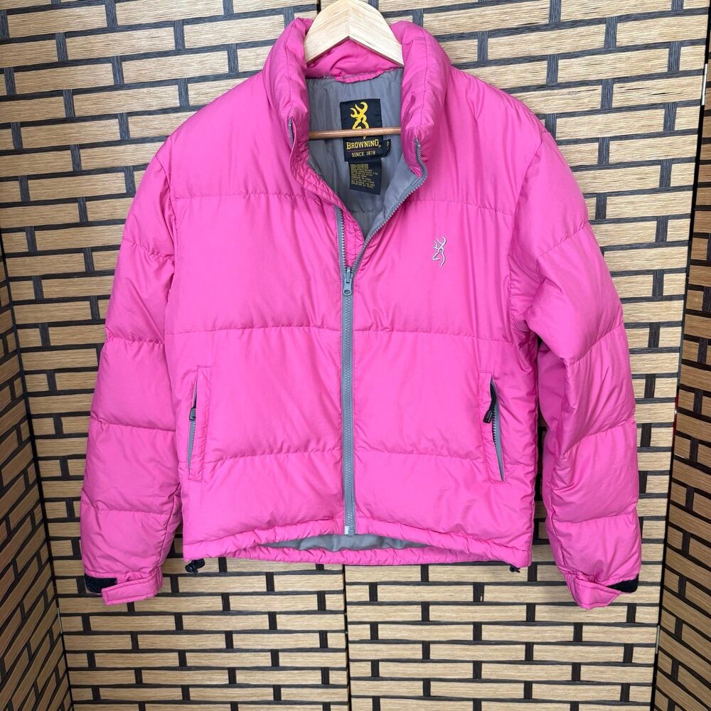 Browning Goose Down‎ Pink Jacket Size XS